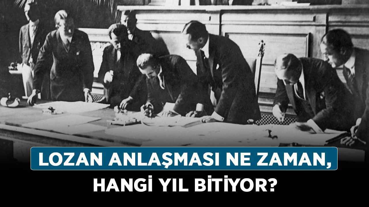Lozan Anlaşması ne zaman, hangi yıl bitiyor? işte Lozan Antlaşması maddeleri! - Haberler ...