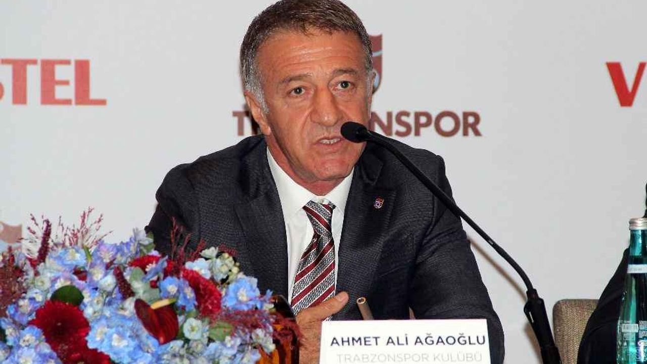Trabzonspor Başkanı Ahmet Ağaoğlu istifa etti