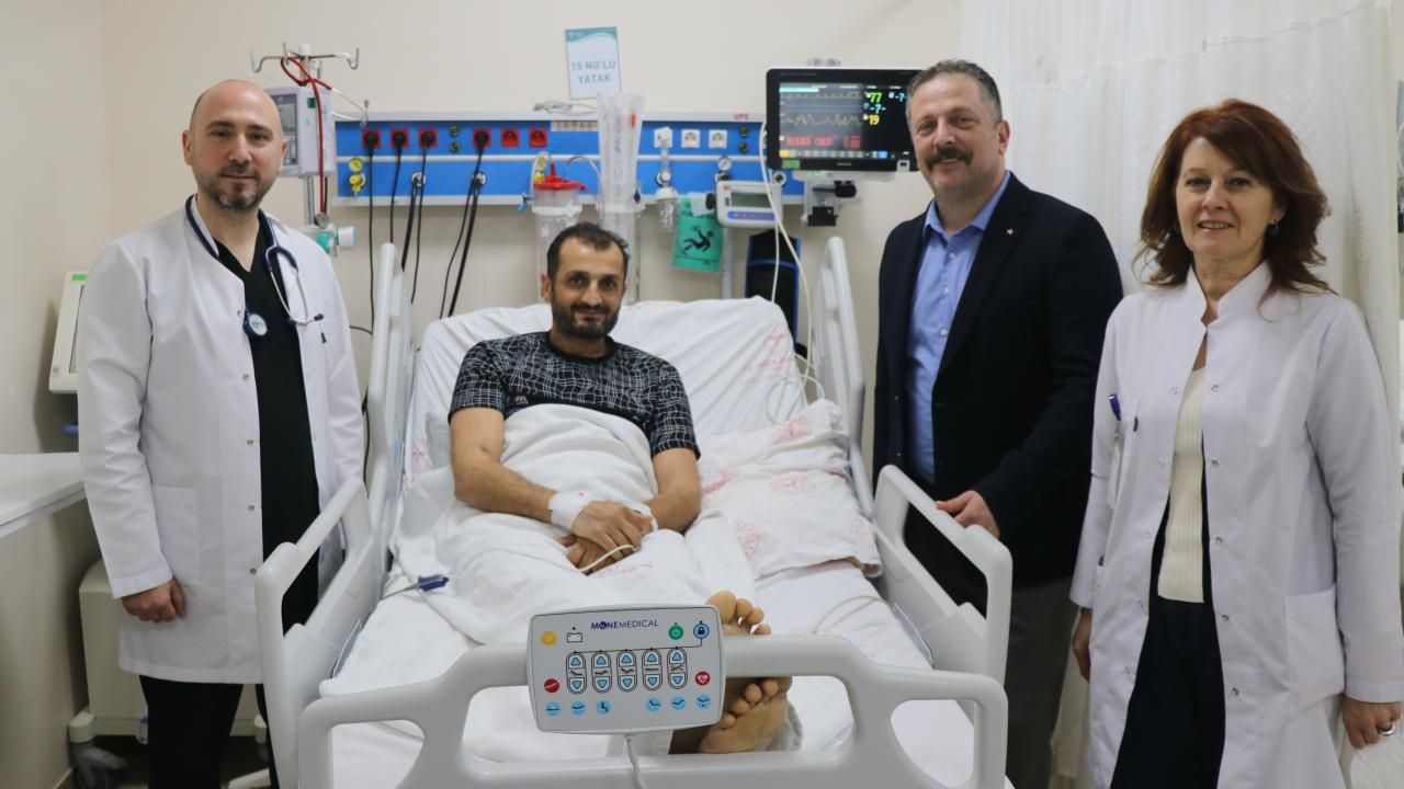 Halı sahada kalbi durdu, 12 gün sonra hastanede uyandı