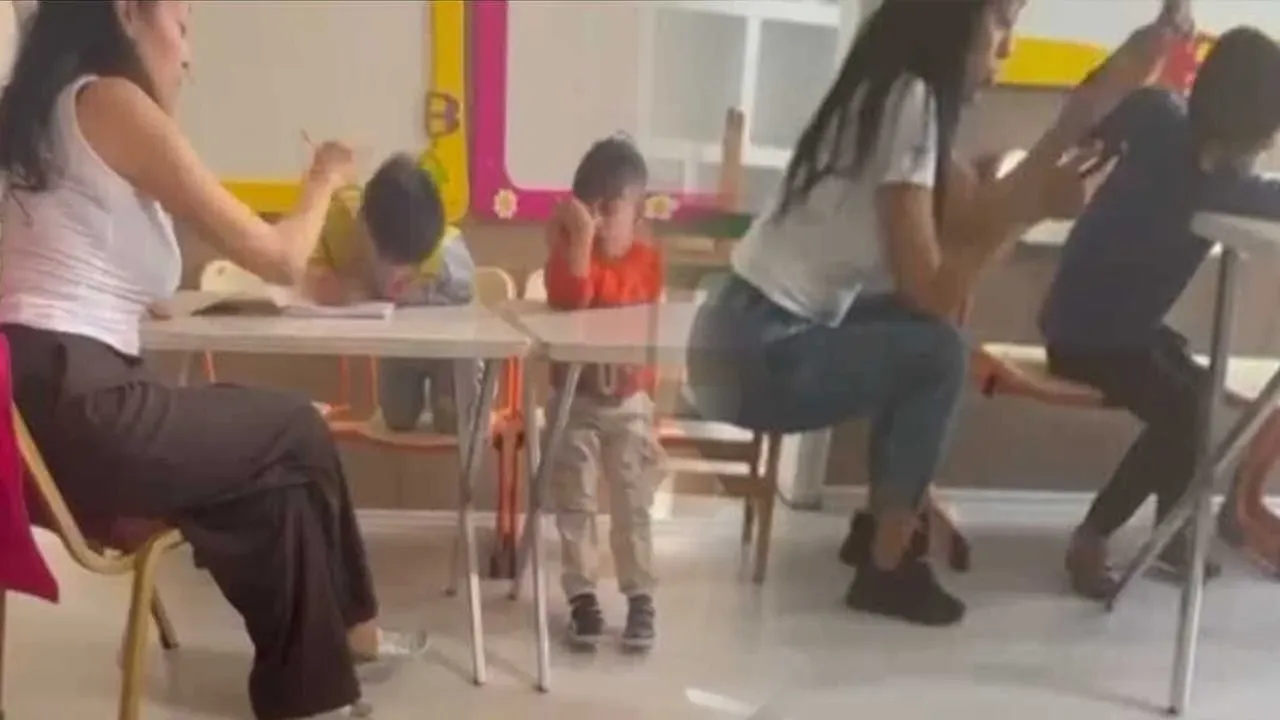 Skandal kamerada! Öğretmenden, özel gereksinimli öğrencilere şiddet!