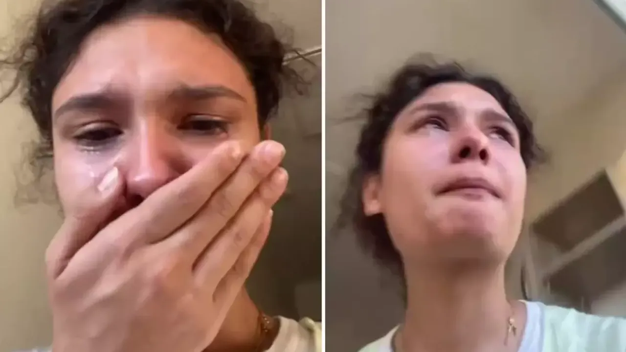 Yurda yerleşen kızın gözyaşları sosyal medyayı salladı