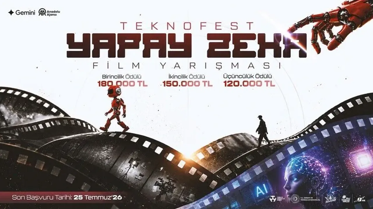 T3 Vakfı, AA ve Gemini işbirliğiyle düzenlenen "Yapay Zeka Film Yarışması" başvuruları başladı