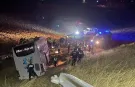 Yolcu otobüsü tarlaya girdi: 24 yaralı... İşte detaylar!