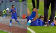 İranlı futbolcu taç atışını kullanırken boynunu kırıyordu