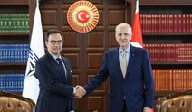 TBMM Başkanı Kurtulmuş, NATO PA Başkanı Perestrello ile görüştü