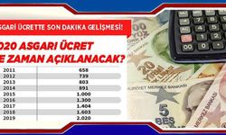 Asgari ücret son dakika gelişmesi! 2020 Asgari ücret ne zaman açıklanacak?