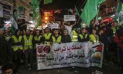 Refah’ta “barış planı” protestosu