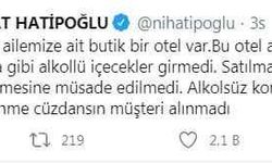 Sultanahmet’teki otelinde alkol servis ediliyor iddialarına Nihat Hatipoğlu’ndan açıklama geldi! Önüme katrilyonlar konsa…