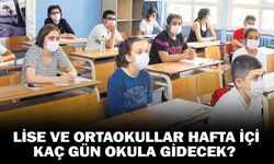 Lise ve ortaokullar hafta içi kaç gün okula gidecek? İşte Bakan Selçuk’tan okullar ne zaman açılacak yanıtı!