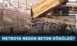 Metroya neden beton döküldü? Metro hattındaki olaya tepkiler çığ gibi büyüdü!