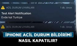 iPhone acil durum bildirimi nasıl kapatılır? 'Test Alert Notification' nedir, ne demek?