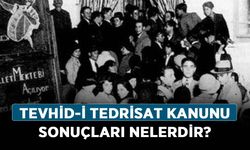 Tevhid-i Tedrisat Kanunu sonuçları nelerdir? Tevhid-i Tedrisat Kanunu nedir?