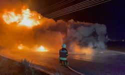 Yolcu otobüsü küle döndü! Yolcular son anda kurtuldu