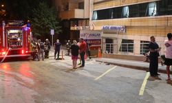 Özel hastanede yangın paniği: 61 hasta sevk edildi