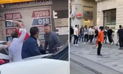 Beyoğlu'nda tartıştığı sürücünün kafasında sopa kırdı