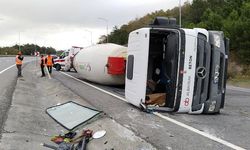 Çekmeköy'de beton mikseri kazası:1 yaralı