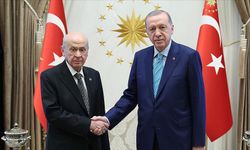 Cumhurbaşkanı Erdoğan, MHP Genel Başkanı Bahçeli'yi kabul etti