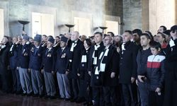 Beşiktaş'tan Anıtkabir'e ziyaret