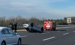 Tekirdağ'da otomobillerin çarpıştığı kazada 3 kişi yaralandı