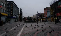 Edirne buz kesti! Sokaklar boş kaldı...