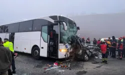 Sakarya'daki otobüs kazasında sis bulutunun uydu fotoğrafı