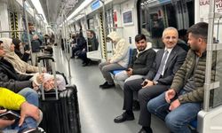 Bakan Uraloğlu, İstanbul Havalimanı'na metroyla gitti