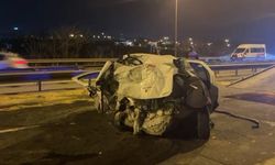 İstanbul Çatalca’da hafriyat kamyonu ile otomobilin çarpıştığı kazada 5 yaralı