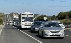 Tekirdağ-İstanbul kara yolunda bayram tatili yoğunluğu yaşanıyor