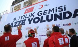 9. "İyilik Gemisi" Gazze’ye uğurlandı