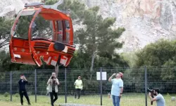 Antalya'da kazanın yaşandığı teleferiğin 36 kabini yere indirildi