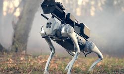 Dünyanın ilk alev silahı kullanabilen robot köpeği: Thermonator