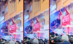 Denizli'de kutlama yapılan CHP ilçe binasının balkonu çöktü