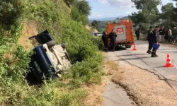 Aydın'da otomobil devrildi: 1 ölü, 1 yaralı