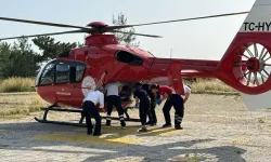 Ambulans helikopter 14 yaşındaki çocuk için havalandı