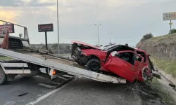 Kayseri'de kazada parçalanan aracın sürücüsü öldü