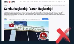 DMM'den Medya Radar'ın Cumhurbaşkanlığı zarar Başkanlığı haberine tepki