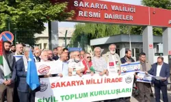 Sakarya'da STK'lardan İsrail çağrısı: 1949 tarihli Bakanlar Kurulu kararı iptal edilsin