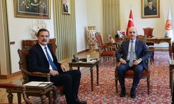 TBMM Başkanı Kurtulmuş, Erkan Baş'ı kabul etti