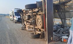 Tarım işçilerini taşıyan kamyonet devrildi: 20 yaralı
