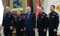 Cumhurbaşkanı Erdoğan, Ax-3 Uzay Misyonu mürettebatını kabul etti