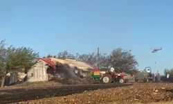 Çanakkale'de boşaltılan köylerdeki bazı evler yandı