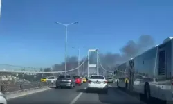 Ortaköy'de yangın! Boğazı duman kapladı