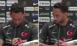 Hakan Çalhanoğlu, gözyaşlarını zor tuttu