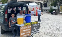 Yazları limonata ve su kışları çorba ikramı! Para değil hayır duası