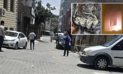 Mahalle ortasında el yapımı bomba patlattılar!