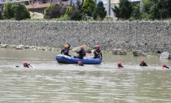 Rize'de sel ve heyelan tatbikatları gerçekleştirildi