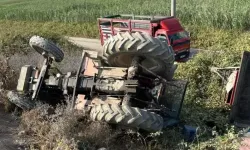 Bursa'da traktör devrildi: 1 kişi öldü, 1 kişi yaralandı