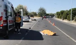 Otomobille çarpışan motosikletin sürücüsü hayatını kaybetti