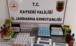 Kayseri'de 4 bin paket kaçak sigara yakalandı