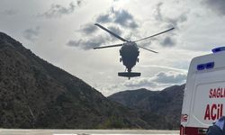 Askeri helikopter hamile kadın için havalandı